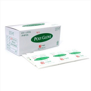 고려양행 멸균폴리글러브 (Sterile Poly Glove) M/ 멸균 판매단위:박스(20, 2개