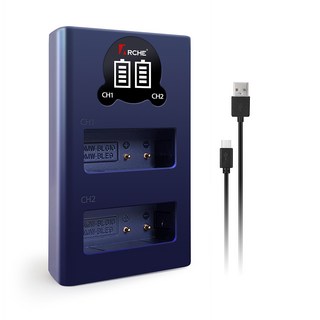 파나소닉 DMW-BLE9 E LCD 듀얼 충전기 DMC-GF5 GF6