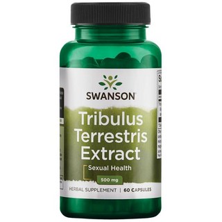 스완슨 트리뷸러스 테레스트리스 추출물 500mg 캡슐, 60개입, 1개, 60정