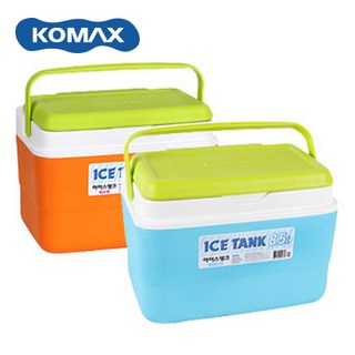 코멕스 아이스박스 8.5L (스카이블루 오렌지), 오렌지
