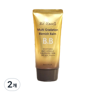 리엑셀 멀티 3중 기능성 비비크림, 2개, 50ml, 뉴트럴