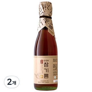 시장쏙 전연화 참기름 골드, 2개, 300ml