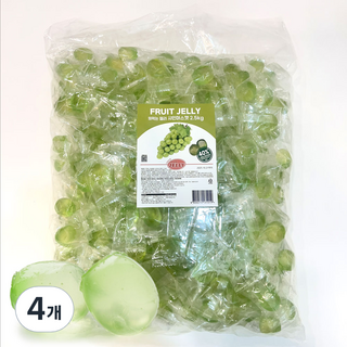 아이엠젤리 까먹는 젤리 포도 샤인머스켓, 2.5kg, 4개