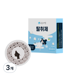 욕실의여왕 숯목초액함유 탈취제 클린코튼향 본품, 230g, 3개
