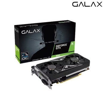 [GALAX] GeForce GTX 1650 BLACK EX PLUS OC D6 4GB-추천-상품