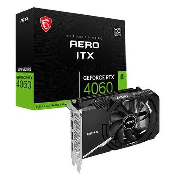 MSI 지포스 RTX 4060 에어로 ITX OC D6 8GB-추천-상품