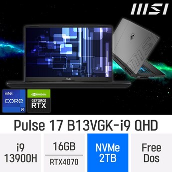 MSI Pulse 17 B13VGK-i9-추천-상품