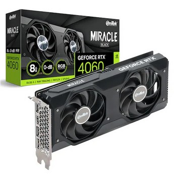 이엠텍 지포스 RTX 4060 MIRACLE BLACK D6 8GB-추천-상품