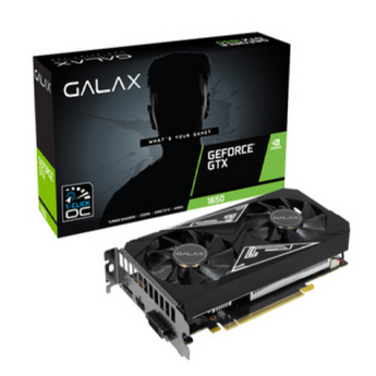 [GALAX] GeForce GTX 1650 BLACK EX PLUS OC D6 4GB-추천-상품