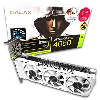 갤럭시 GALAX 지포스 RTX 4060 WHITE OC D6 8GB-추천-상품