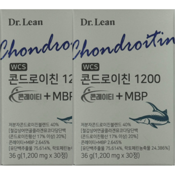 바디닥터스 콘드로이친 1200 콘레이티 MBP 1200mg x 30정-추천-상품