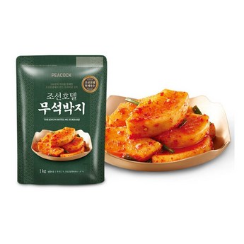 PEACOCK 조선호텔 썰은 포기김치 1.9kg-추천-상품