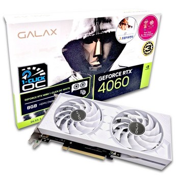 ASUS 지포스 RTX 4060 O8G OC D6 8GB White-추천-상품