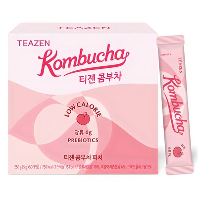 티젠 콤부차 피치, 5g, 50개입, 1개_티젠콤부차