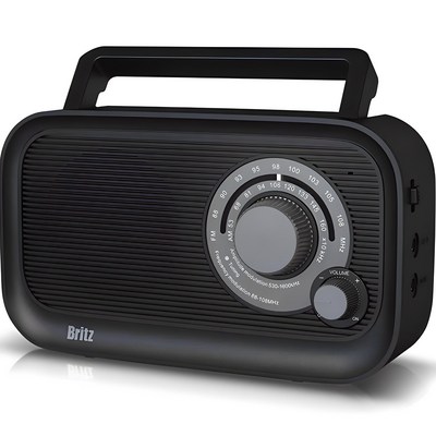 브리츠 포터블 FM AM 라디오, BZ-R410, 블랙_라디오와 함께하는 특별한 음악 여행