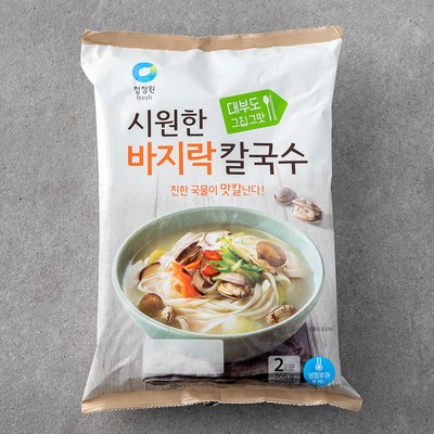 청정원 바지락칼국수, 366g, 1개_집에서 간편하게 즐기는 맛있는 칼국수 미리트