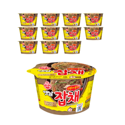  오뚜기 옛날 잡채 용기 76g, 12개 _맛과 향의 조화