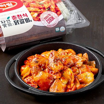 하림 자연실록 춘천식 닭갈비 밀키트, 500g, 1개_간편하게 즐기는 맛과 건강