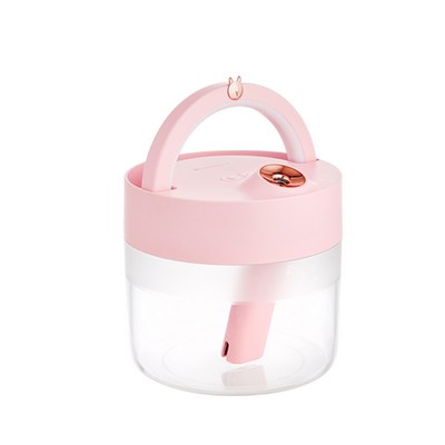 퓨어코치 무선 LED 무드등 미니가습기 1L, WHU100A(핑크)