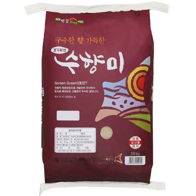  수향미 골든퀸 3호 백미, 1개, 10kg 