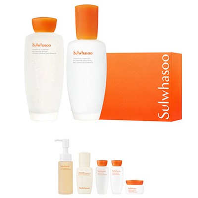 설화수 자음수 150ml + 자음유액 125ml + 순행클렌징폼 50ml + 윤조에센스 8ml + 자음수 15ml + 자음유액 15ml + 탄력크림 5ml, 1세트_피부에 자연 그대로 닿다