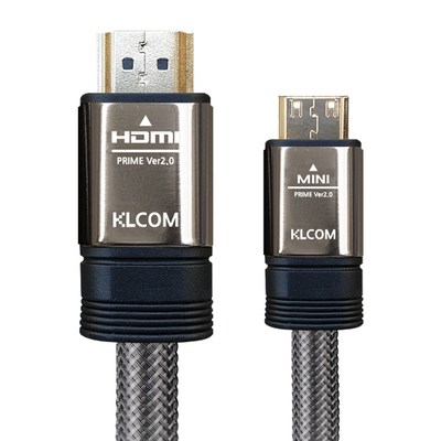 케이엘컴 4K UHD Mini HDMI to HDMI V2.0 케이블, 1개, 3m