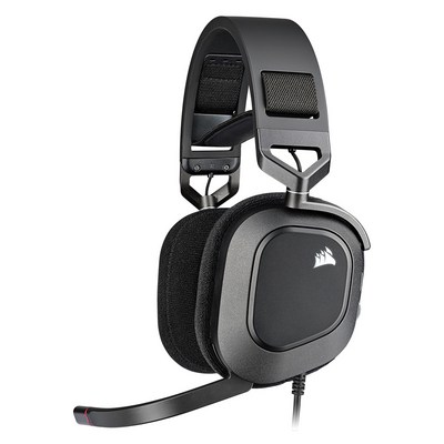 커세어 HS80 RGB USB 7.1채널 게이밍 헤드셋, 블랙
