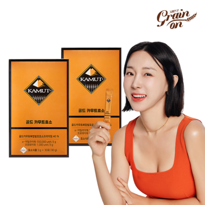  카무트 골드 카무트 효소 30p, 90g, 2개 