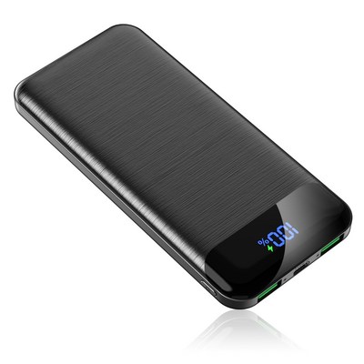 KLIFE 고속충전 대용량 보조배터리 20000mAh PD 22.5W QC3.0 잔량표시, 블랙-10000mah, 10000mAh_간편하고 안전한 모바일 충전을 위한 보조배터리