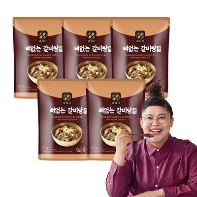  해화당 이영자의 뼈없는 갈비탕, 900g, 5개 