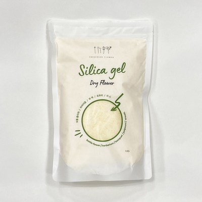 드라이플라워 실리카겔 건조제 1kg, 오렌지 실리카겔