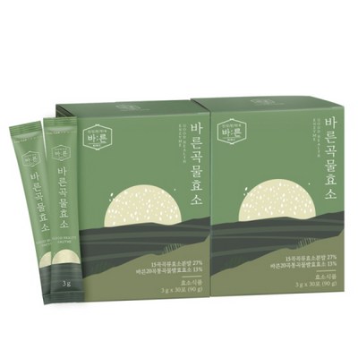 바른 곡물효소 누룽지맛, 90g, 2박스_건강한 소화를 위한 바른곡물효소