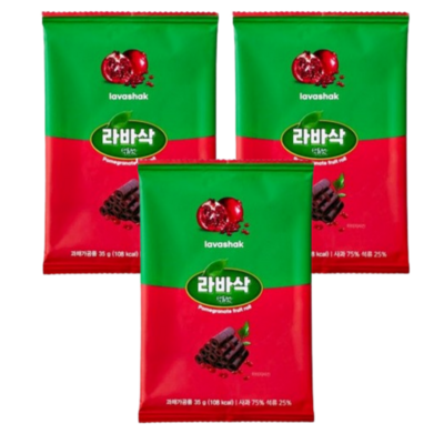 라바삭 과일젤리, 3개, 35g