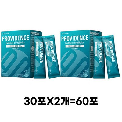 GC녹십자웰빙 프로비던스 올인원 유산균 프로바이오틱스 30p, 120g, 2개