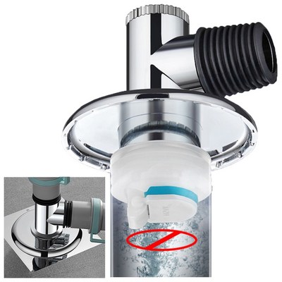 올인원 세탁기배수구트랩 건조기 2구연결 냄새벌레 차단 배수구 31mm~72mm 호환, 올인원배수구트랩 32~70mm R-BT30