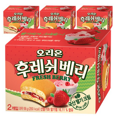  오리온 후레쉬 베리, 56g, 32개 