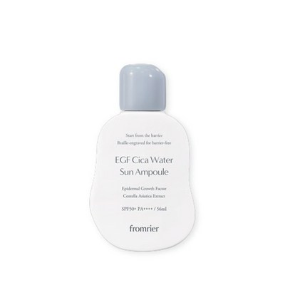 [본사 정품]프롬리에 비건 EGF 시카 워터 선앰플 56ml(SPF50+) 프롬리에 프롬리에선크림 프롬리에선앰플, 1개, 56ml