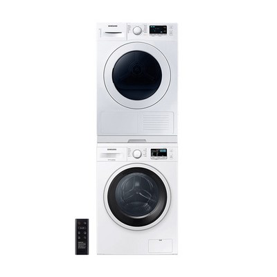 [삼성] 드럼 세탁기 건조기 세트 9kg+9kg 화이트 WW90T3000KW+DV90T5440KW