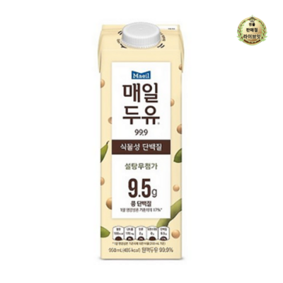 매일유업 매일두유 99.9, 950ml, 4개