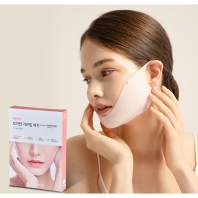 약손명가 브이한 리프팅패치 턱선 브이라인 미백 주름개선 패치, 1박스_약손명가리프팅밴드
