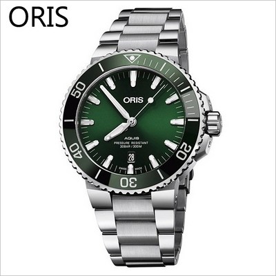 ORIS 733 7730 4157 M 오리스시계 애커스 그린 남성메탈 다이버