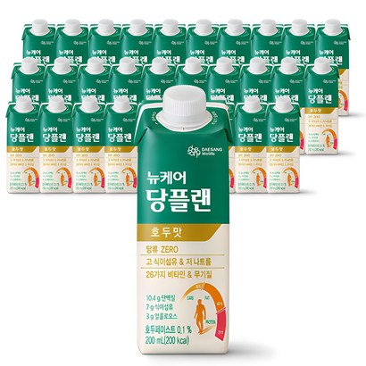 뉴케어 당플랜 호두맛 당뇨환자영양식, 200ml, 30개