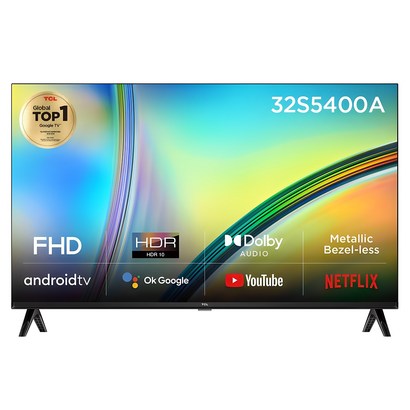 TCL FHD LED 안드로이드 TV, 80cm(32인치), 32S5400A, 스탠드형, 고객직접설치, 2023년