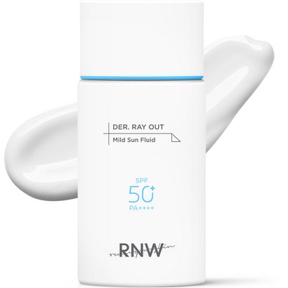 알엔더블유 더 레이아웃 마일드 선 플루이드 SPF50 PA 리뷰후기