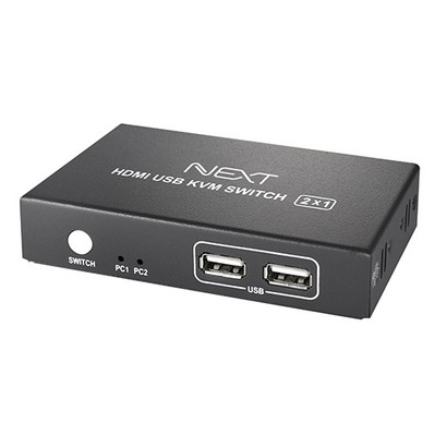 넥스트 2대1 USB HDMI KVM 스위치 무전원 듀얼모니터 리뷰후기