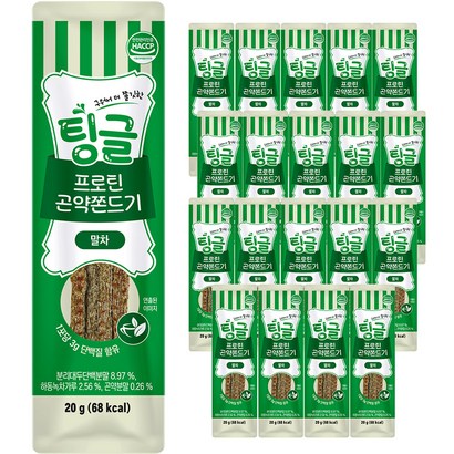 로엘 팅글 프로틴 곤약쫀드기 말차맛
