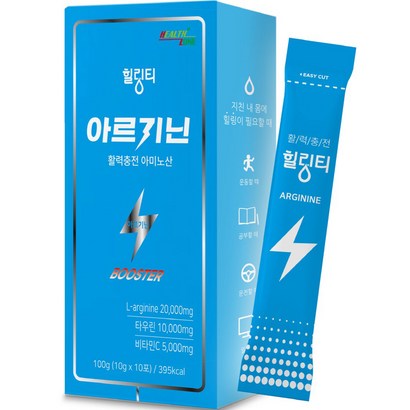 힐링티 아르기닌 활력충전 아미노산 부스터 타우린 비타민, 100g, 1개