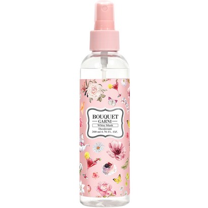 부케가르니 리프레쉬 데오드란트 스프레이 화이트머스크, 200ml, 1개