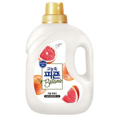 피죤 보타닉 고농축 섬유유연제 자몽 프레시, 4L, 1개