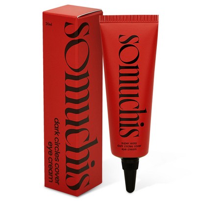 쏘머치즈 슈퍼이지 다크서클 커버 아이크림 1 샐먼 베이지, 20ml, 1개